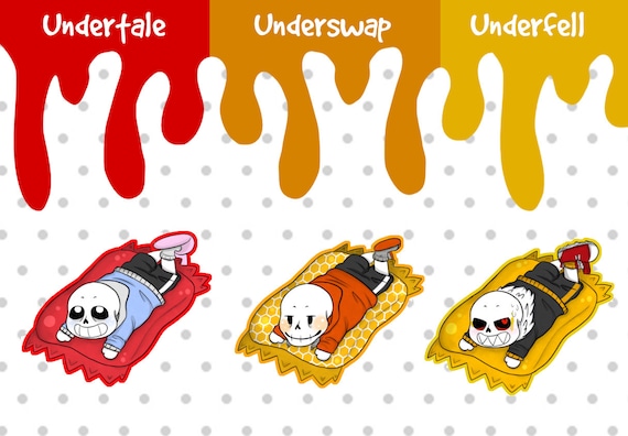  Undertale - Sans and Papyrus Sticker Bumper Sticker