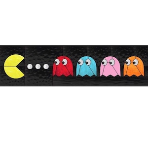 Retro Game Window Glass Pattern