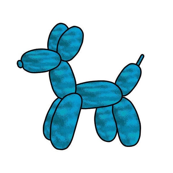 Balloon Animal Stained Glass Pattern