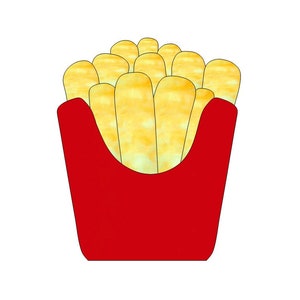 Wzór witrażu French Fry