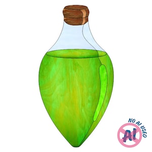 Magic Potion Glass Pattern