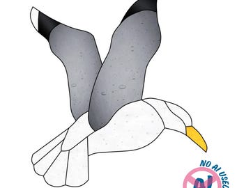 Seagull Stained Glass Pattern