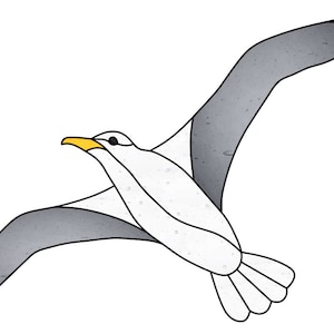 Seagull Stained Glass Pattern