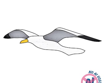 Seagull Stained Glass Pattern