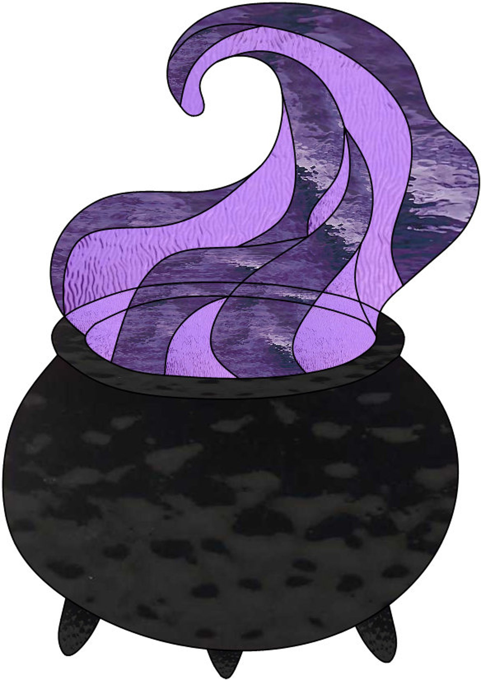 Stained Glass Cauldron Pattern - Etsy