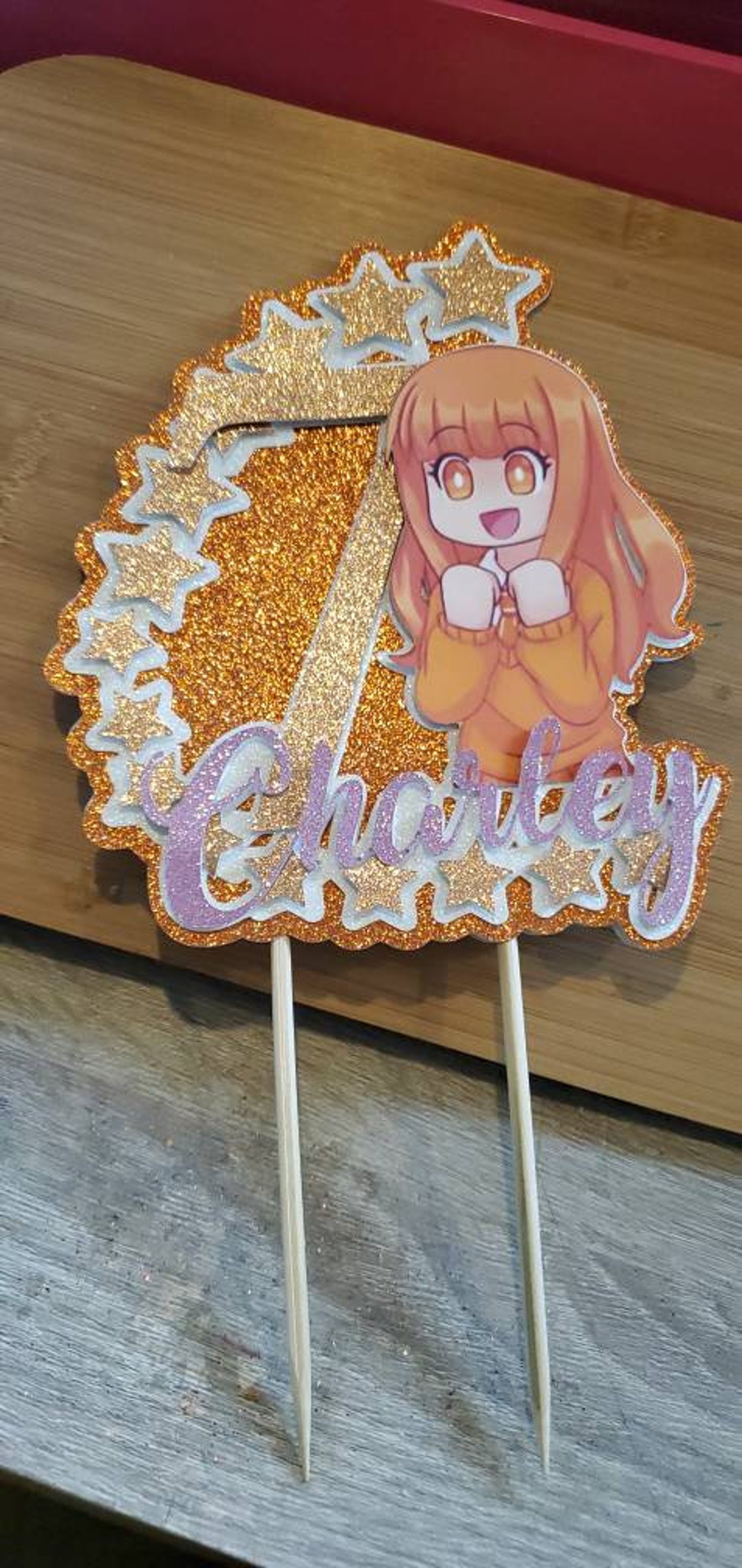 Gacha Life/Gacha Club Character Birthday Cake Topper Only Etsy