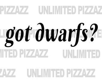 Netherland Dwarf Rabbit Show Shirt Image – 'Got Dwarfs?' PNG/JPG (Digital Download)