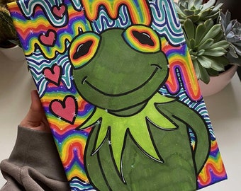 Kermit The Frog Art Etsy