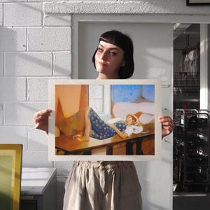 Orlando, A3 Screenprint, Figurative Illustration, Dream Art