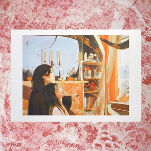 Bitter Cinnamon Underfoot, A4 Risograph Print, Interior Design, Dream Art