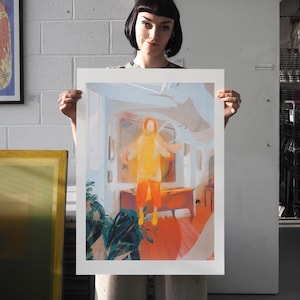 Kettle's Yard, A2 Siebdruck, Innen Illustration, Dream Art Bild 1