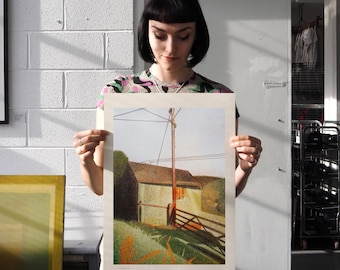 Aran Fawddwy, A3 Screenprint, Landscape & Mountain Art