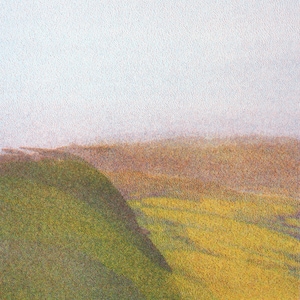 Cader Idris Painted, A6 Risograph Print (framed on A4), Mountain Illustration