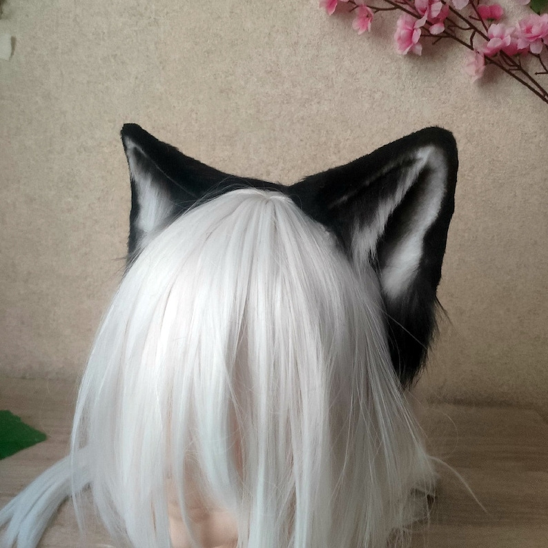 Realistic Ears Colored Cat Ears / Realistic Cat Ears / Etsy