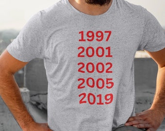 Tiger Woods Masters Wins T-Shirt, Augusta Golf Tee