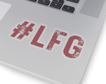 Justin Thomas #LFG Fan Sticker, Golf Gift