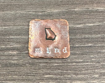 Georgia On My Mind 1" Square Copper Ball Marker April Major