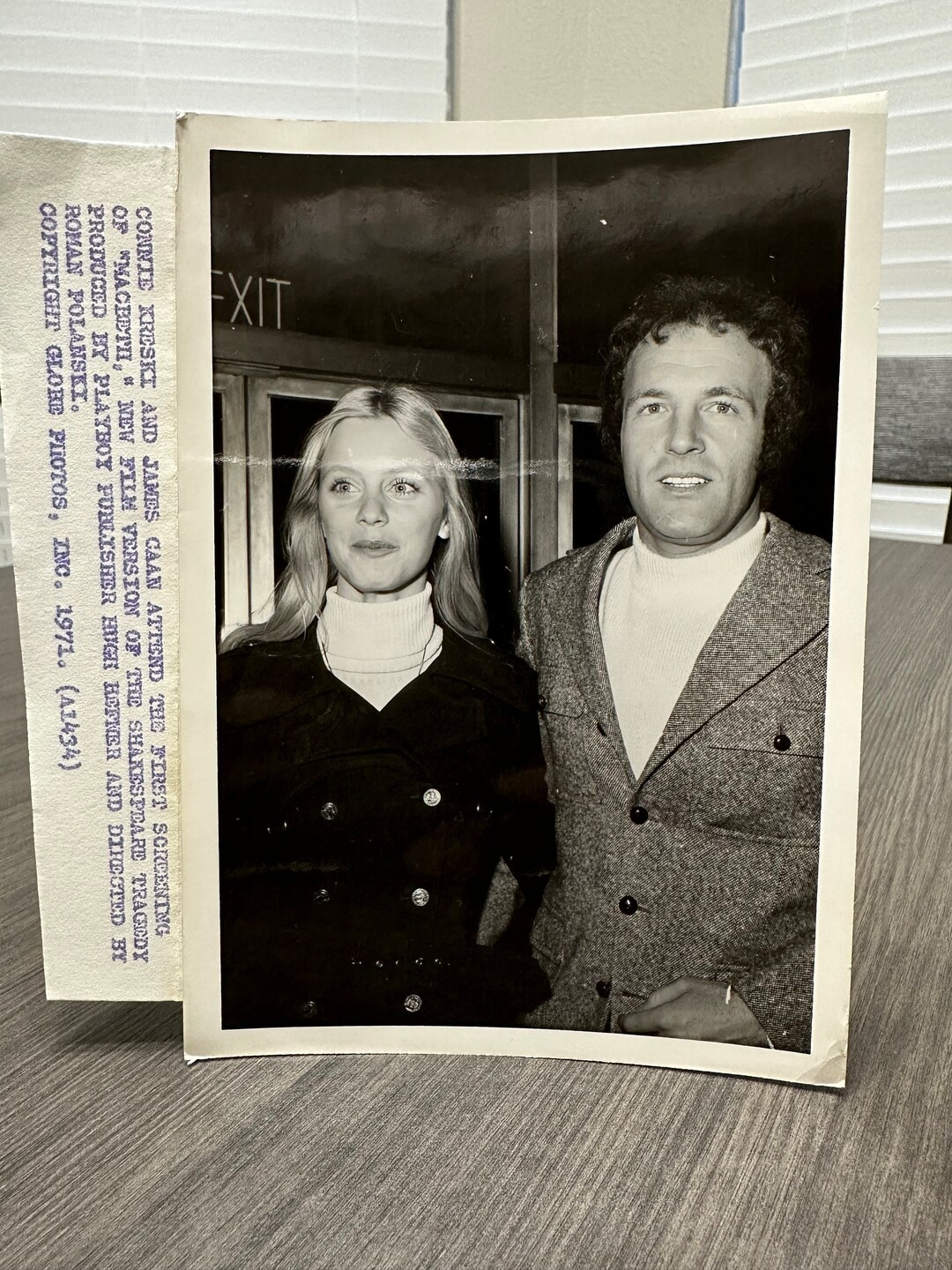 Actor JAMES CAAN Vintage Photo Poster Desk Picture Wall Art Unique