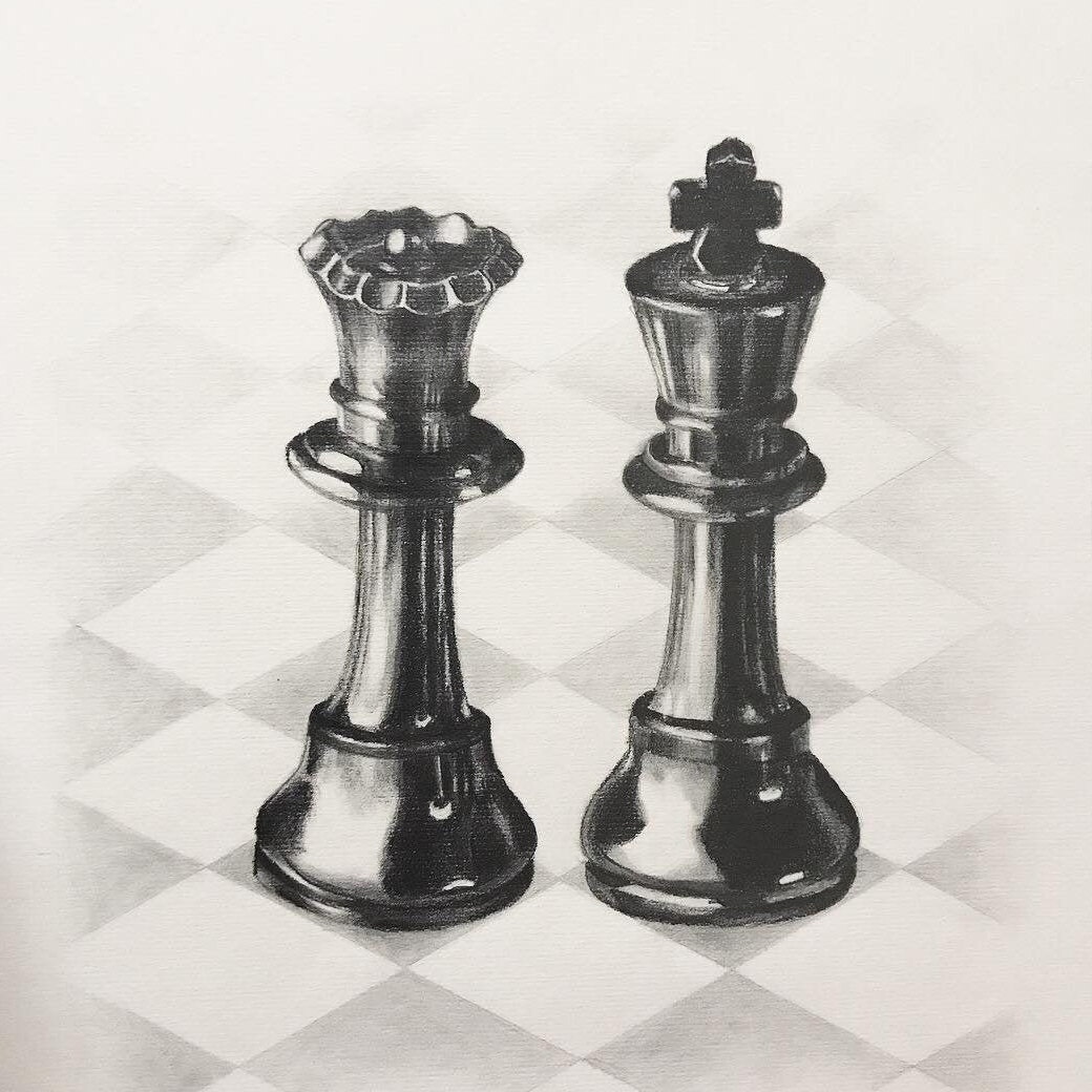 CHESS King and Queen - Etsy