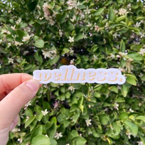 Wellness Sticker | Fitness Stickers for Her Laptop Decal Health is ...