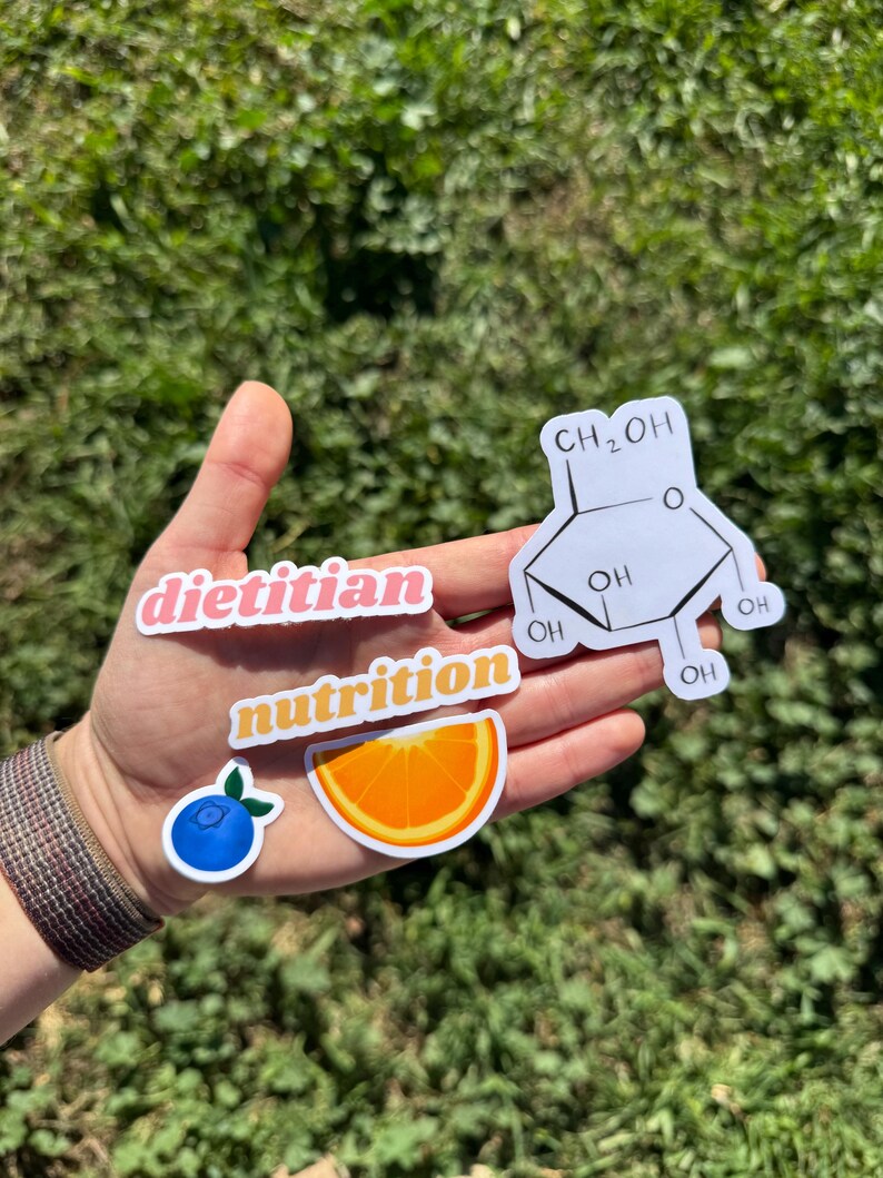 Glucose Molecule Sticker | Nutrition Science Sticker Dietitian Sticker ...