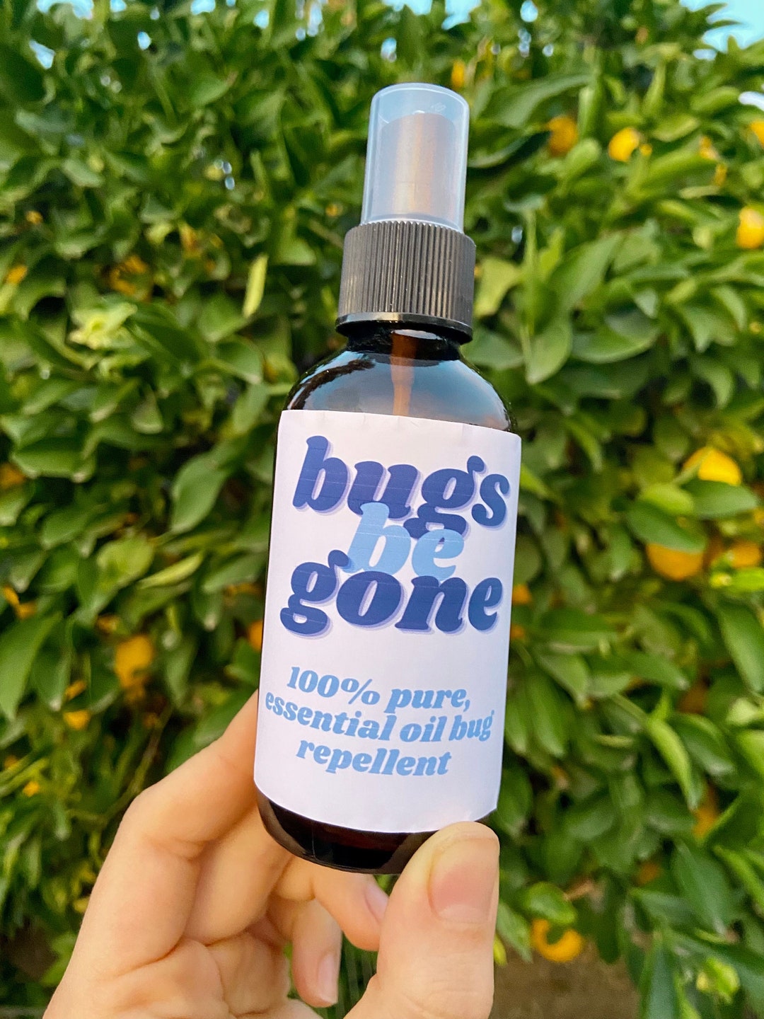 Natural Bug Spray Essential Oil Nontoxic Insect Spray All Natural
