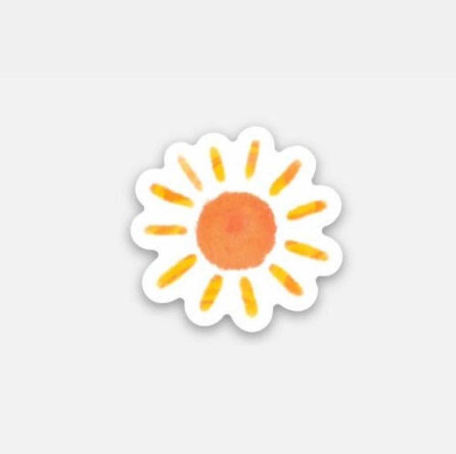 Tiny Sun Sticker Sunshine Sticker Small Flower Sticker Waterbottle ...