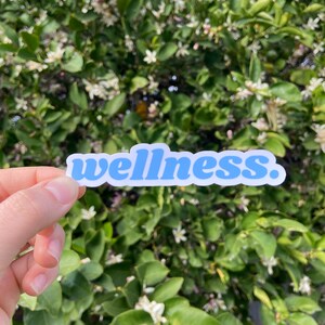 Wellness Sticker | Fitness Stickers for Her Laptop Decal Health is ...