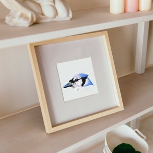 Realistic Bird Head Print graphic design illustration printable beautiful nature