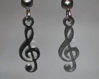 Treble Clef Earrings