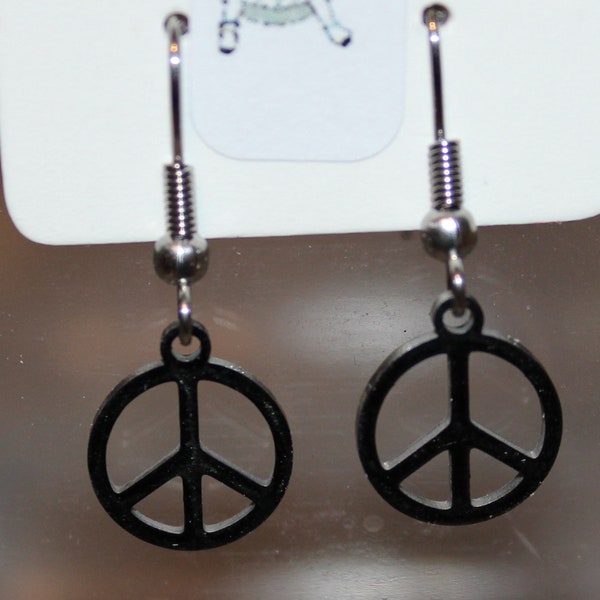 Boucles d'oreilles Peace and love