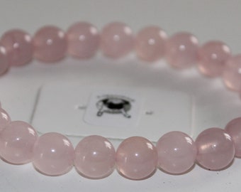 Bracelet Quartz rose - Pierres naturelles - 8mm