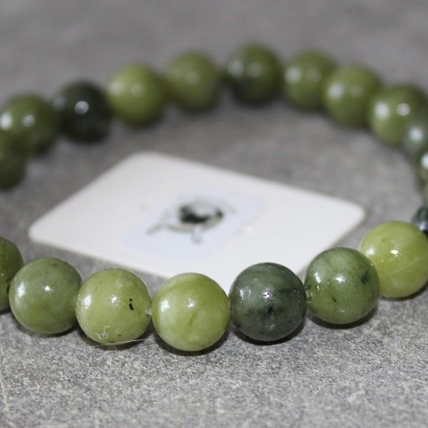 Bracelet Jade vert - Pierres naturelles - 8mm