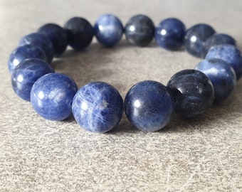Sodalite Bracelet - Natural Stones - 12 mm