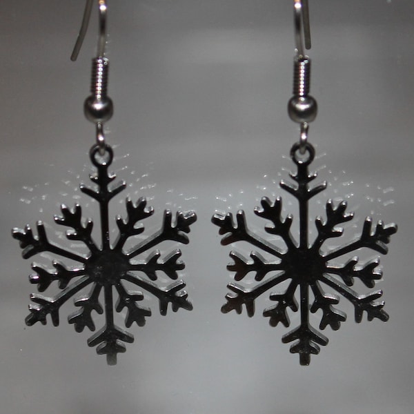 Boucles d'oreilles Flocons de neige - Noël