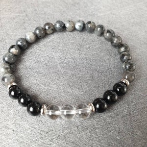 Bracelet &quot;Protection&quot; by Nippotame - Natural stones - 6 mm