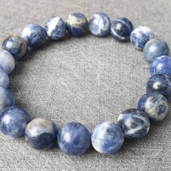 Bracelet Sodalite - Pierres naturelles - 10mm