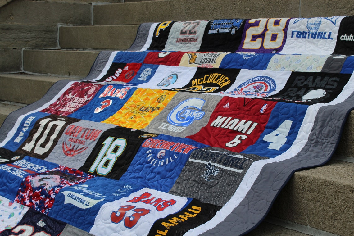 Tshirt Quilts Tshirt Quilt Custom Quilts Memory Quilts Etsy