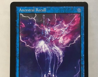Ancestral Recall (V.2) (custom Card Alternate Art) - Etsy Ancestral Recall (V.2) (custom Card Alternate Art) - Etsy