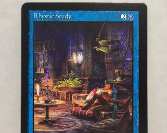 Rhystic Study (Custom Card Alternate Art)