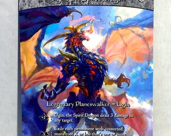 MTG 改変アートカード - 精霊龍ウギン - Etsy 日本
