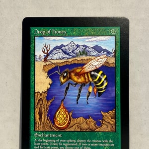 Drop of Honey Custom Card Altered Art