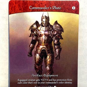 Commander’s Plate Proxy | Full Art