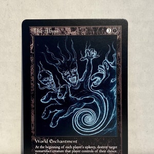 The Abyss Custom Card Altered Art