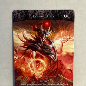 Demonic Tutor #3 (Custom Card Alternate Full Art)