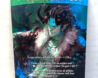MTG 改変アートカード - 王冠泥棒、オーコ - Etsy 日本