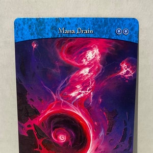 Drenaje de maná n.° 1 (carta personalizada con arte completo alternativo)
