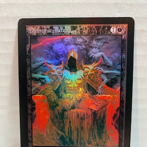 Tuteur démoniaque FOIL (cartes personnalisées alternatives)