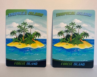 DUAL LANDS Set #5 - Full Art - 10 MTG Proxy Dual Lands, 2