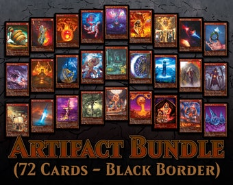ARTIFACT BUNDLE (Alternate Art with Black Borders) 72 Cards